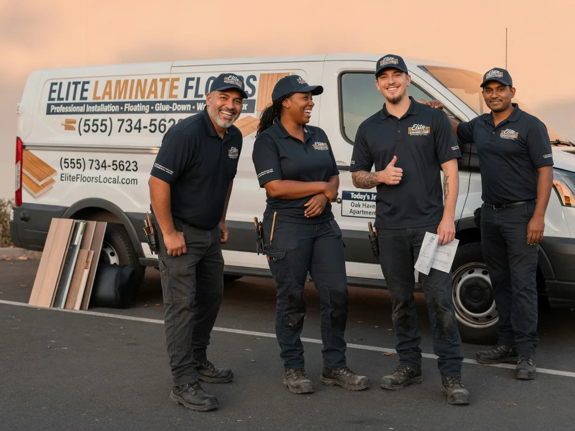 Laminate flooring installation company in Chana, IL
